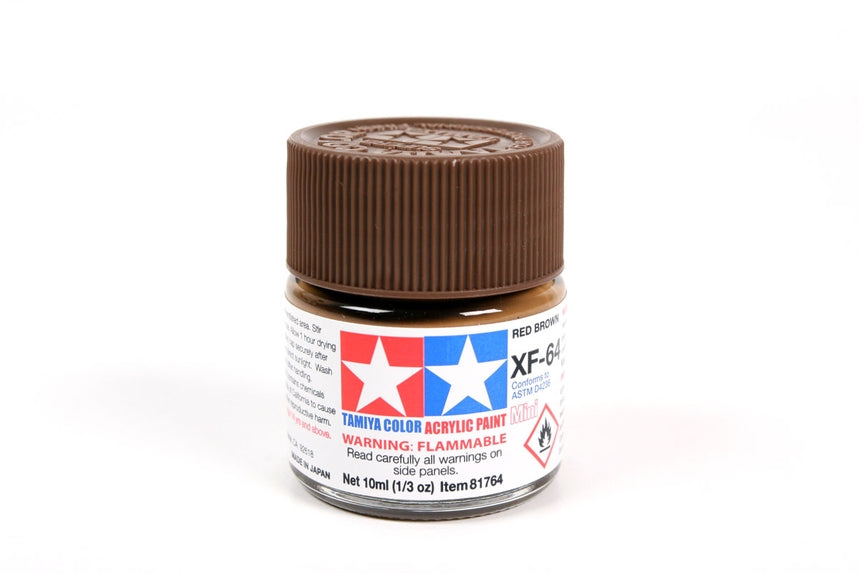 Tamiya Acrylic Mini XF-64 Red Brown (10ml)