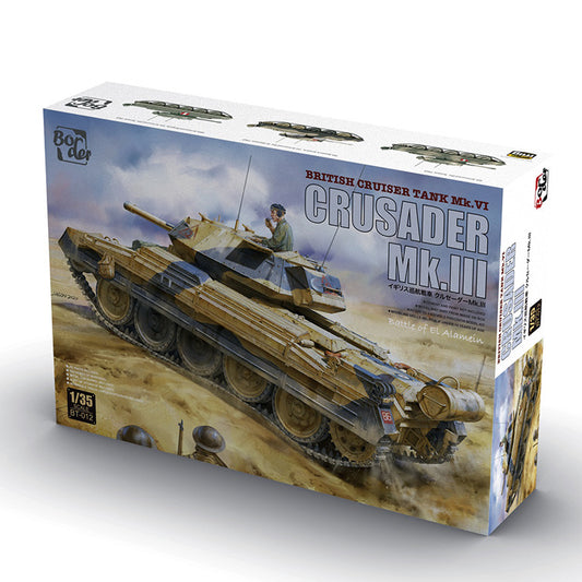 Border Model Battle of Alamein British Cruiser Tank Mk.VI Crusader Mk.III (1:35)