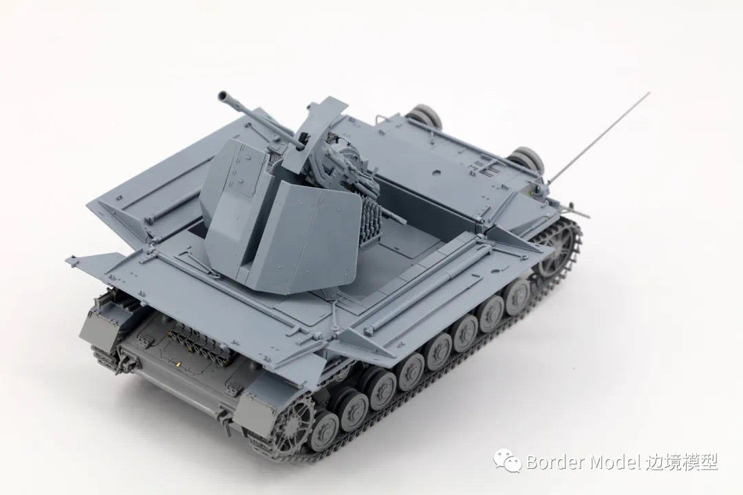 Border Model Möbelwagen 3.7cm Flak auf Fsgt Pz.Kpfw.IV(Sf) with Figure (1:35)