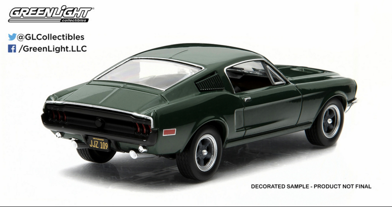 Greenlight Steve McQueen Bullitt 1968 Ford Mustang GT (1:43)