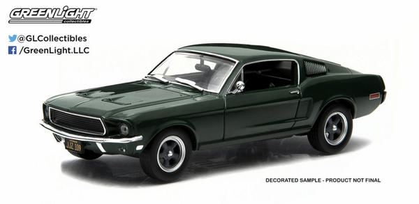 Greenlight Steve McQueen Bullitt 1968 Ford Mustang GT (1:43)