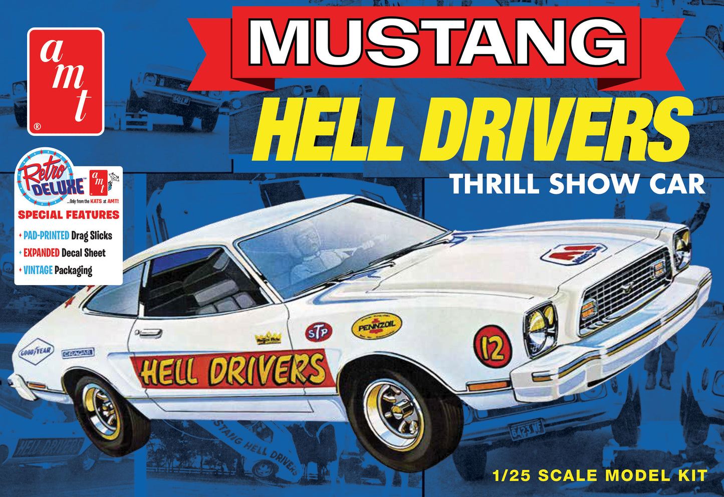 AMT Hell Drivers 1977 Ford Mustang (1:25)