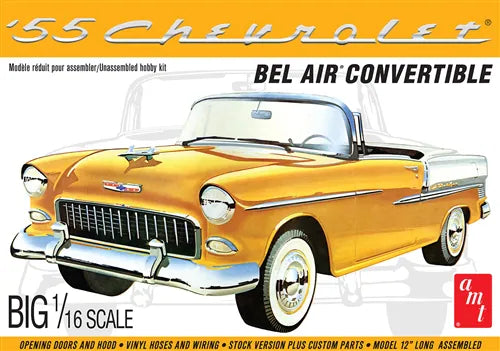 AMT 1955 Chevrolet Bel Air Convertible (1:16)