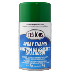 Testors Spray Enamel - Gloss Green (85g)