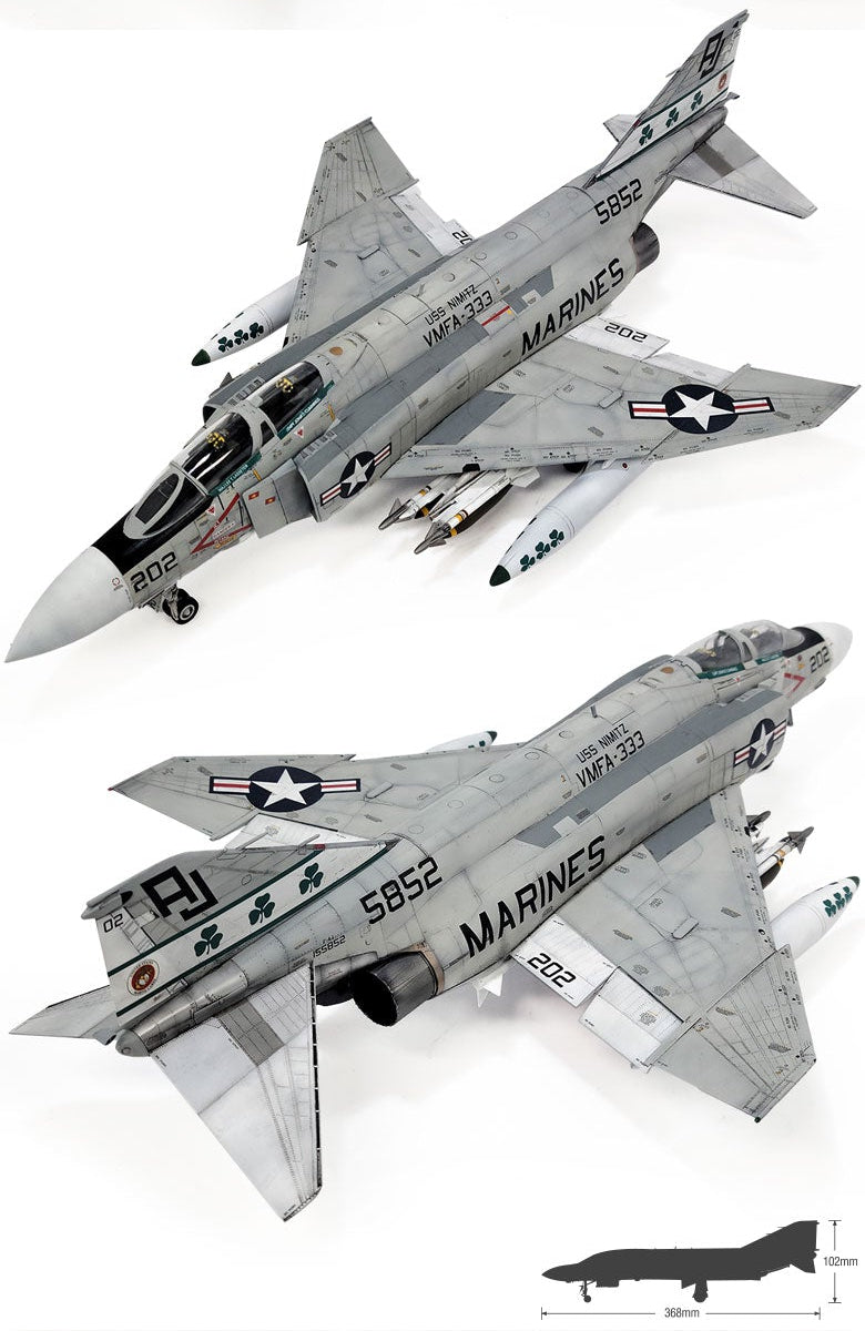 Academy USMC F-4J Phantom II "VMFA-333 Fighting Shamrocks" (1:48)