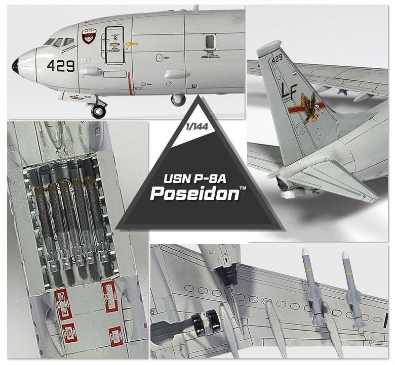 Academy USN P-8A Poseidon (1:144)