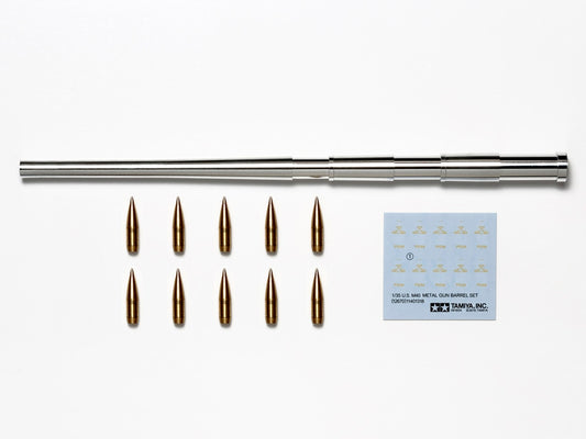 Tamiya Detail-Up Parts Series U.S. M40 Metal Gun Barrel Set (1:35)