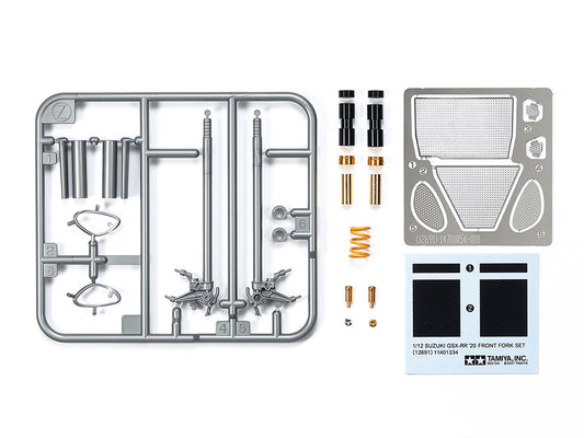 Tamiya Detail-Up Parts Series 1:12 Scale Suzuki GSX-RR '20 Front Fork Set (1:12)