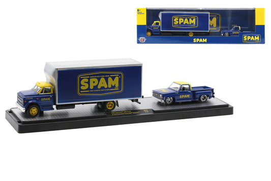 M2 Machines SPAM 1968 Chevrolet C60 Truck & 1979 Chevrolet Silverado Stepside (1:64)