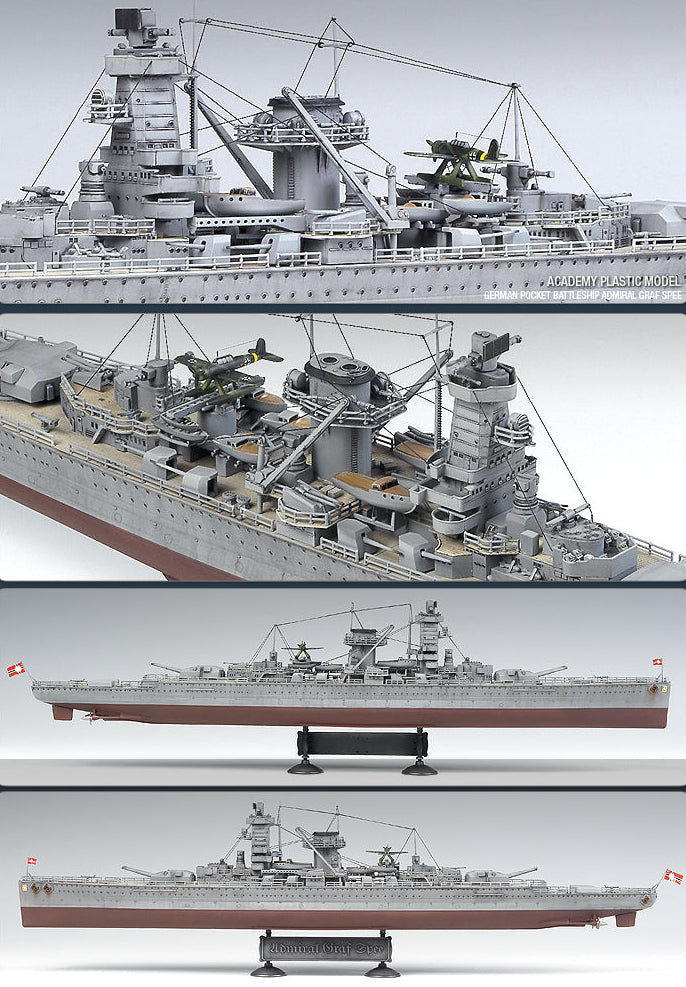 Academy German Pocket Battleship Admiral Graf Spee (1:350)