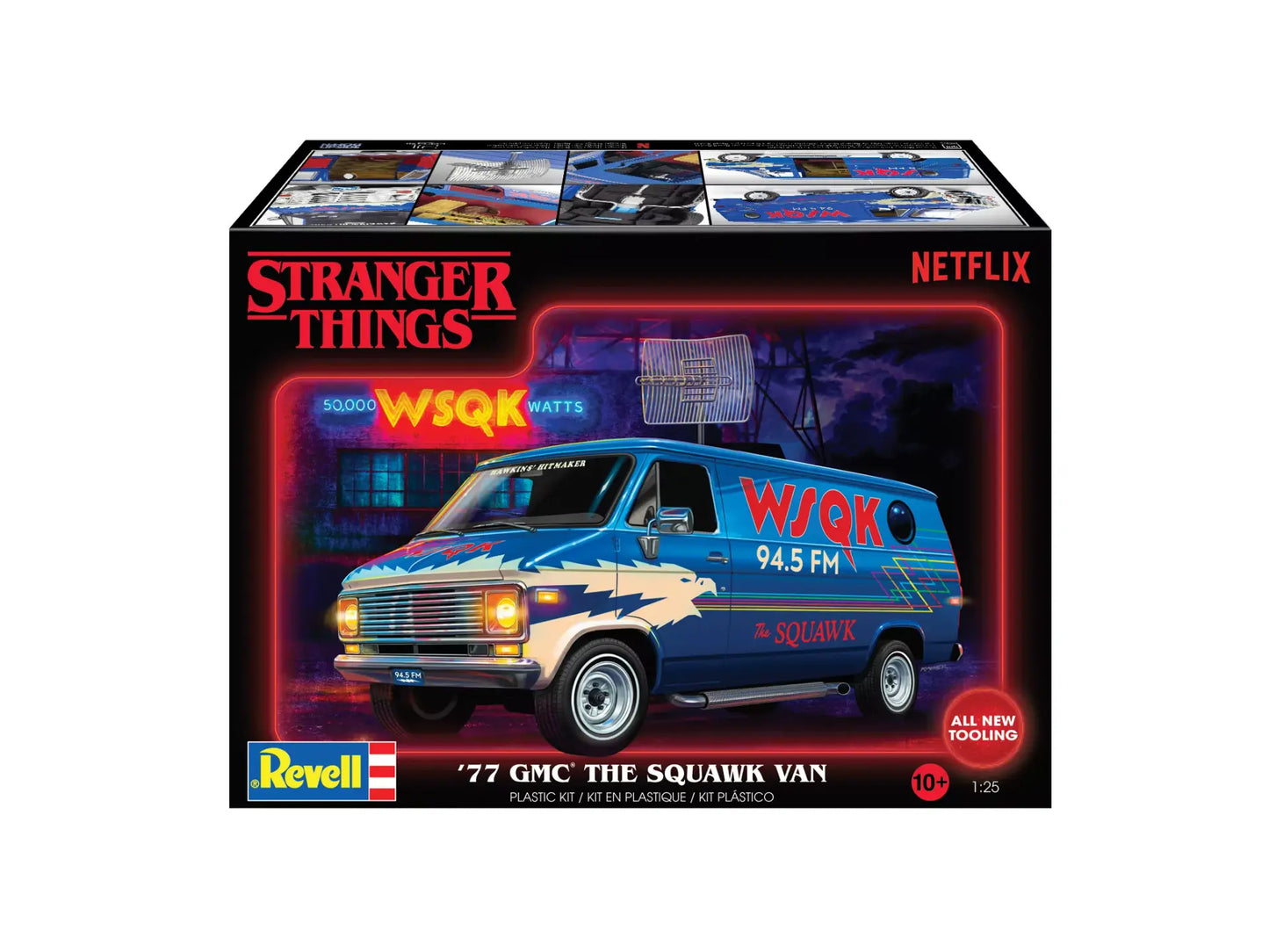 Revell Stranger Things 1977 GMC The Squawk Van (1:25)