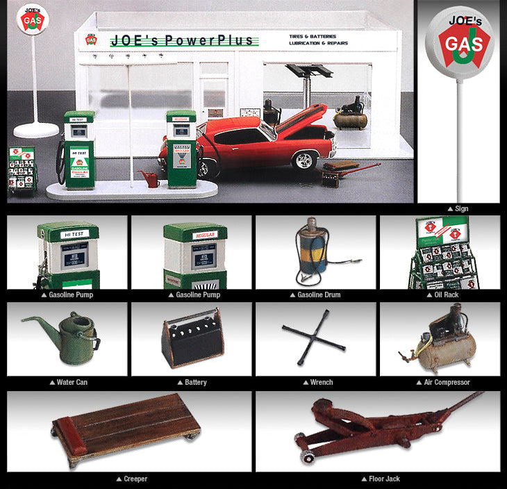 Academy Joe's Power Plus Service Station (1:24)