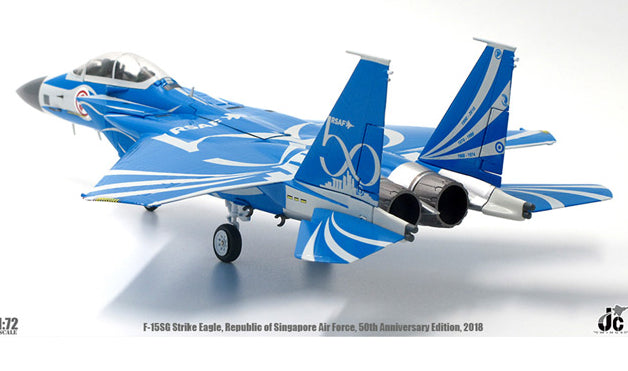 JC Wings Boeing F-15SG Strike Eagle - RSAF 50th Anniversary Edition (1:72)