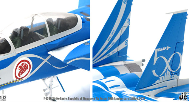 JC Wings Boeing F-15SG Strike Eagle - RSAF 50th Anniversary Edition (1:72)