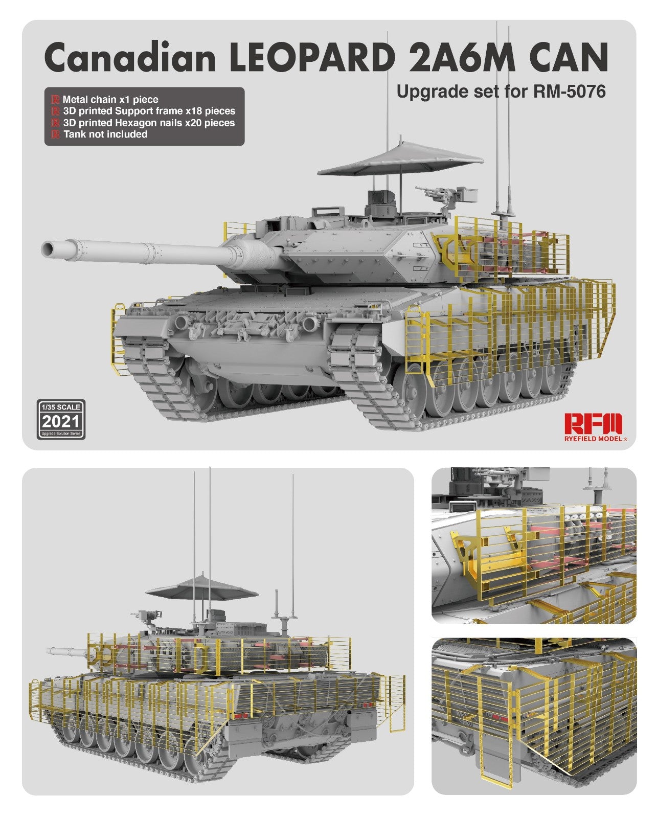 Ryefield Model Upgrade Solution Series Canadian Leopard 2A6M CAN (1:35)