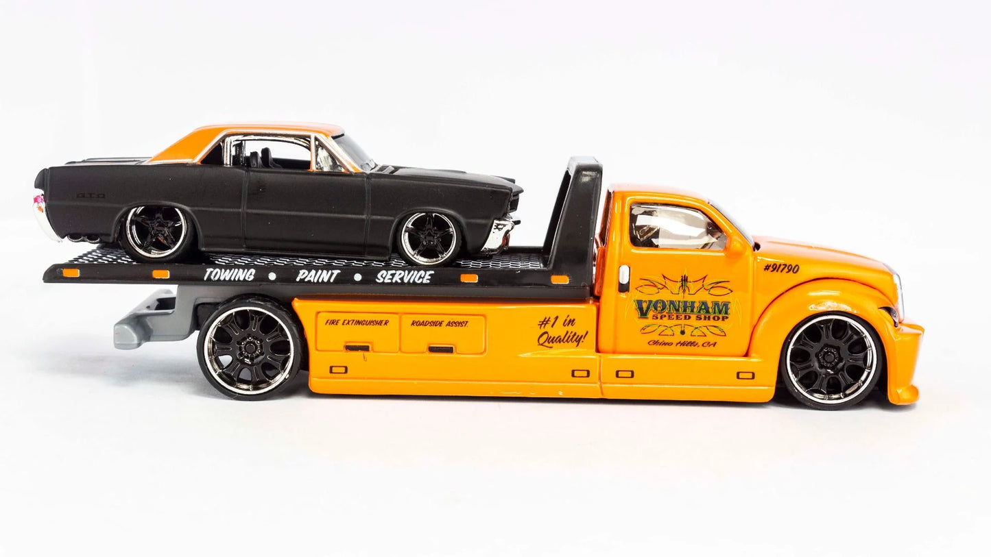 Maisto Design Transport Maisto Flatbed / 1965 Pontiac GTO (1:64)