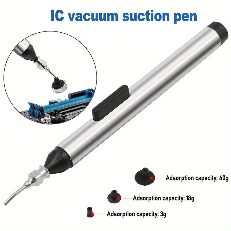 Anti-Static Vacuum Sucking Pen with 3 Suction Headers