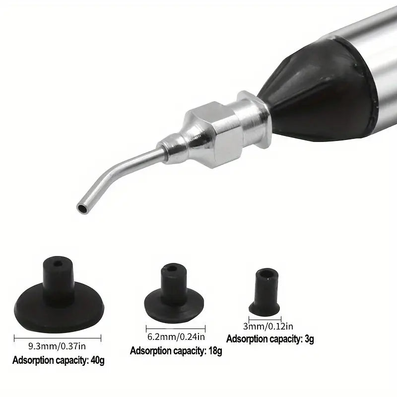 Anti-Static Vacuum Sucking Pen with 3 Suction Headers