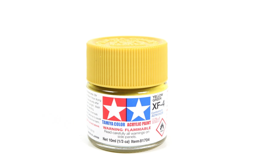 Tamiya Acrylic Mini XF-4 Yellow Green (10ml)