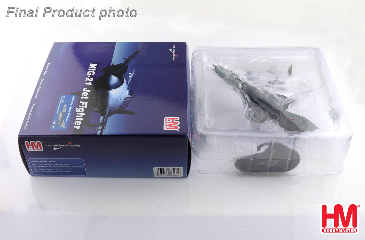 Hobby Master Polish Air Force MiG-21MF Jet Fighter (1:72)