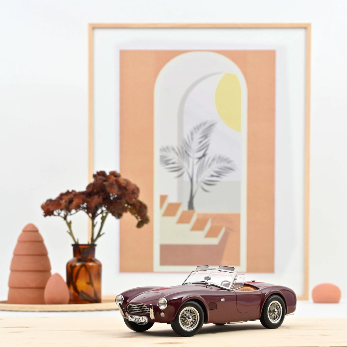 Norev 1963 AC Cobra 289 - Dark Red (1:18)