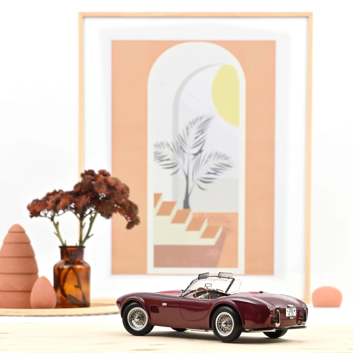 Norev 1963 AC Cobra 289 - Dark Red (1:18)
