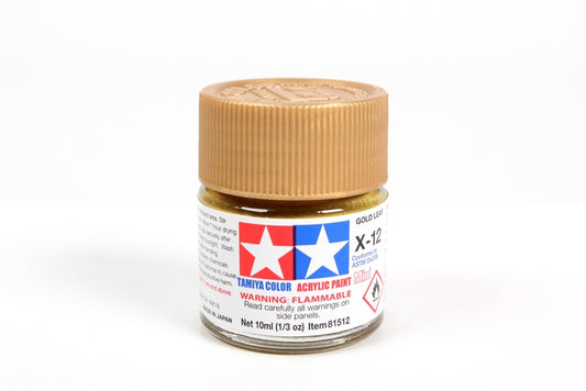 Tamiya Acrylic Mini X-12 Gold Leaf (10ml)