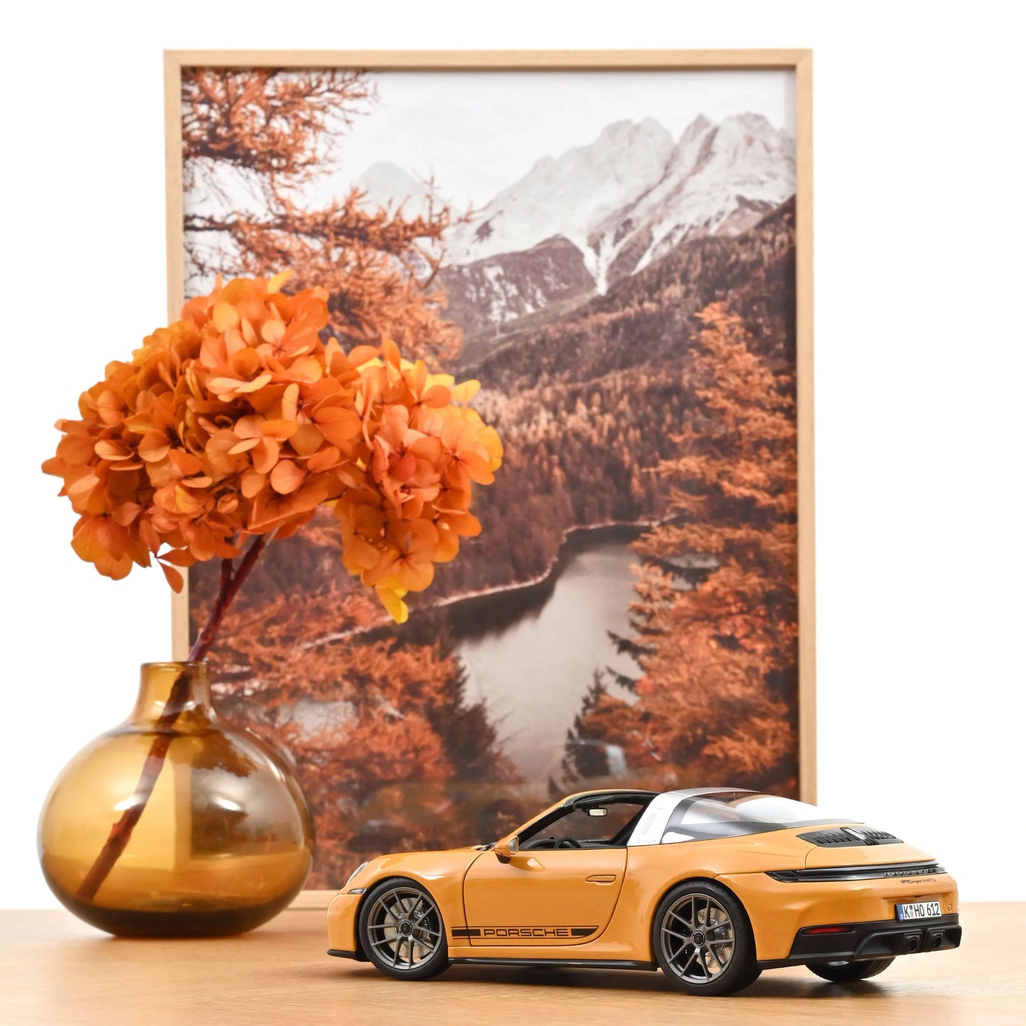 Norev 2024 Porsche 911 Targa - Bahama Yellow (1:18)