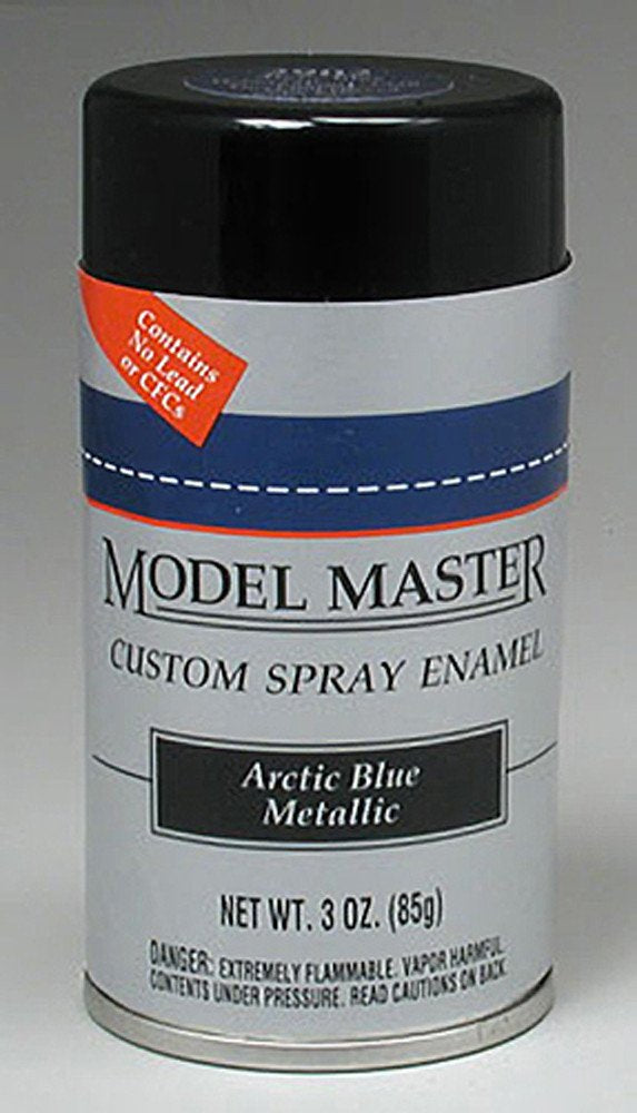 Model Master Enamel Spray Paint - Arctic Blue Metallic (85g)