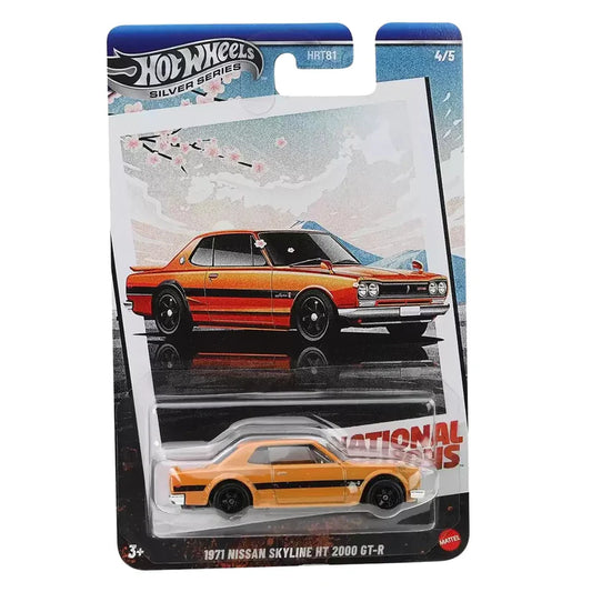 Hot Wheels Silver Series National Icons 1971 Nissan Skyline HT 2000 GT-R (1:64)