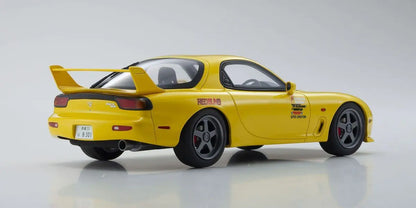 Kyosho Initial D Mazda RX-7 FD3S with Figure - Yellow (1:18)