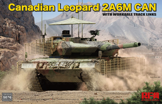 Ryefield Model Canadian Leopard 2A6M CAN with Workable Track Links (1:35)