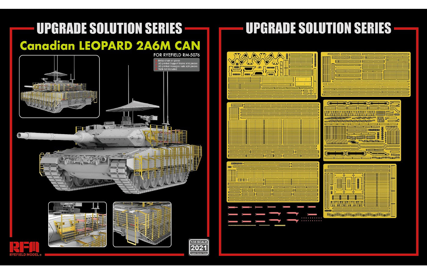 Ryefield Model Upgrade Solution Series Canadian Leopard 2A6M CAN (1:35)