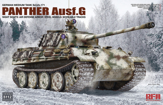 Ryefield Model German Medium Tank Sd.Kfz.171 Panther Ausf.G (1:35)