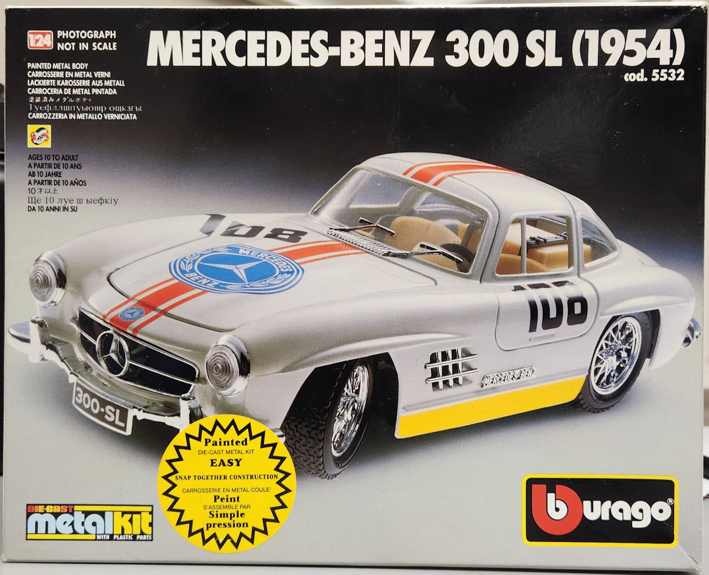 Bburago 1954 Mercedes-Benz 300 SL (1:24)