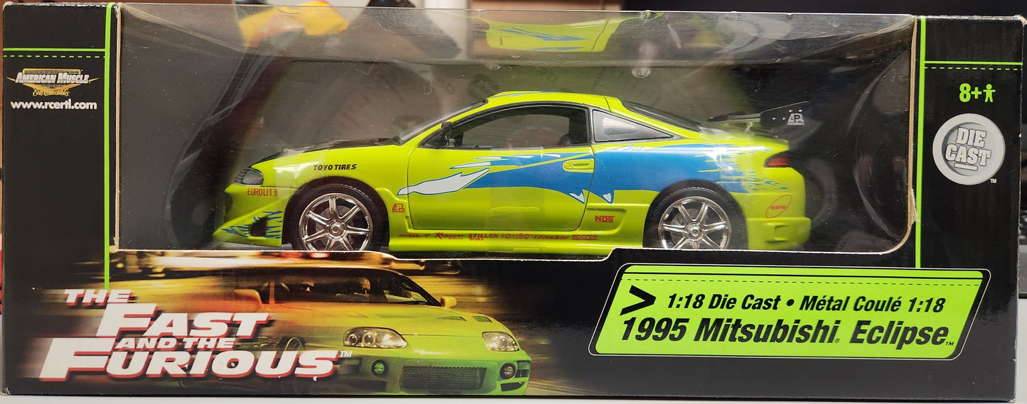 Ertl Collectibles The Fast and the Furious 1995 Mitsubishi Eclipse (1:18)