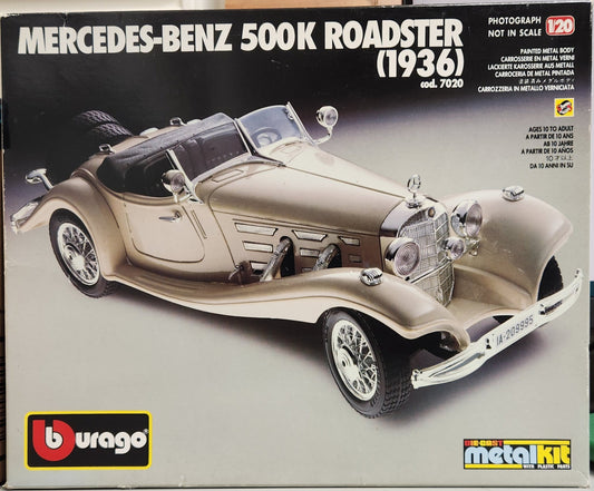 Bburago 1936 Mercedes-Benz 500K Roadster (1:20)