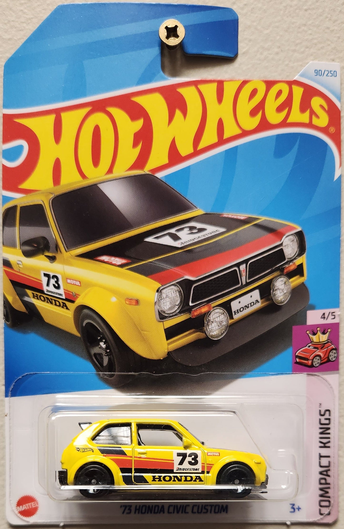 Hot Wheels 1973 Honda Civic Custom (1:64)