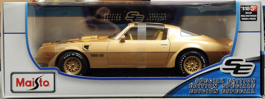 Maisto Special Edition Pontiac Firebird Trans Am - Gold (1:18)