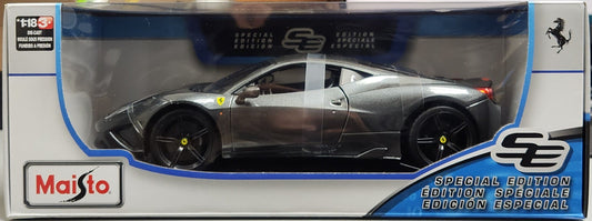 Maisto Special Edition Ferrari 458 Speciale - Gray (1:18)