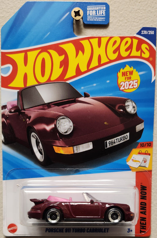 Hot Wheels Then and Now Porsche 911 Turbo Cabriolet (1:64)
