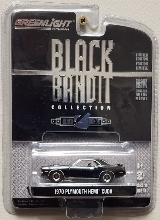 Greenlight Black Bandit Collection 1970 Plymouth HEMI Cuda (1:64)