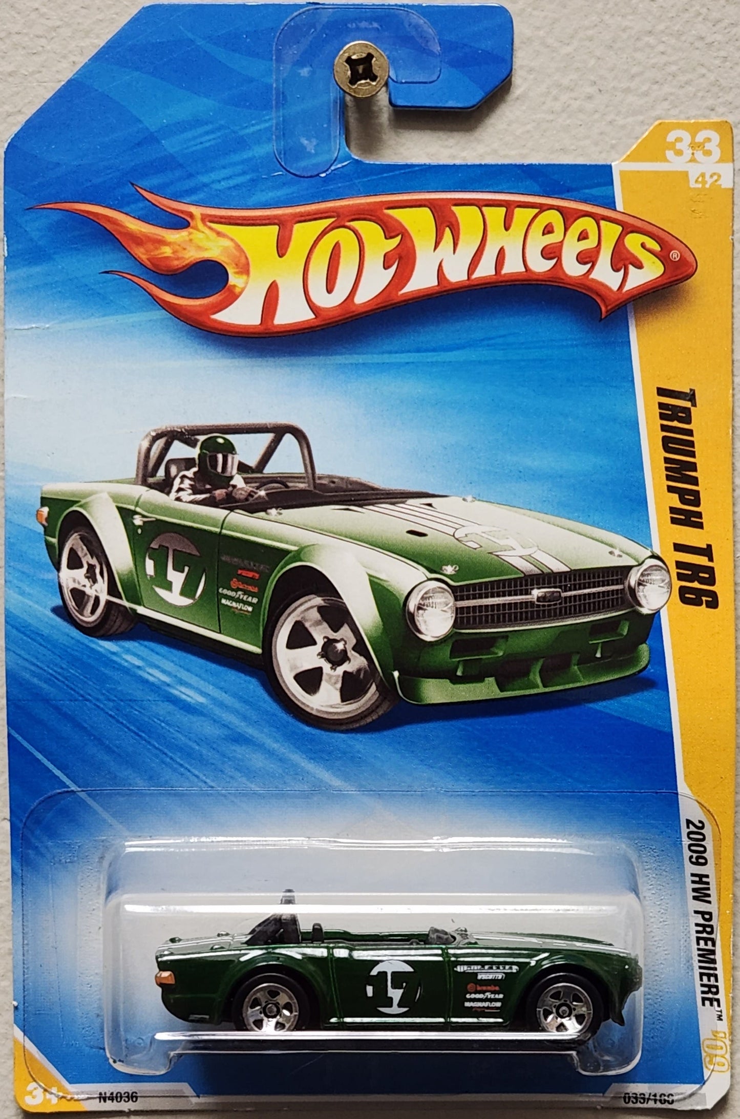 Hot Wheels 2009 HW Premiere Triumph TR6 (1:64)