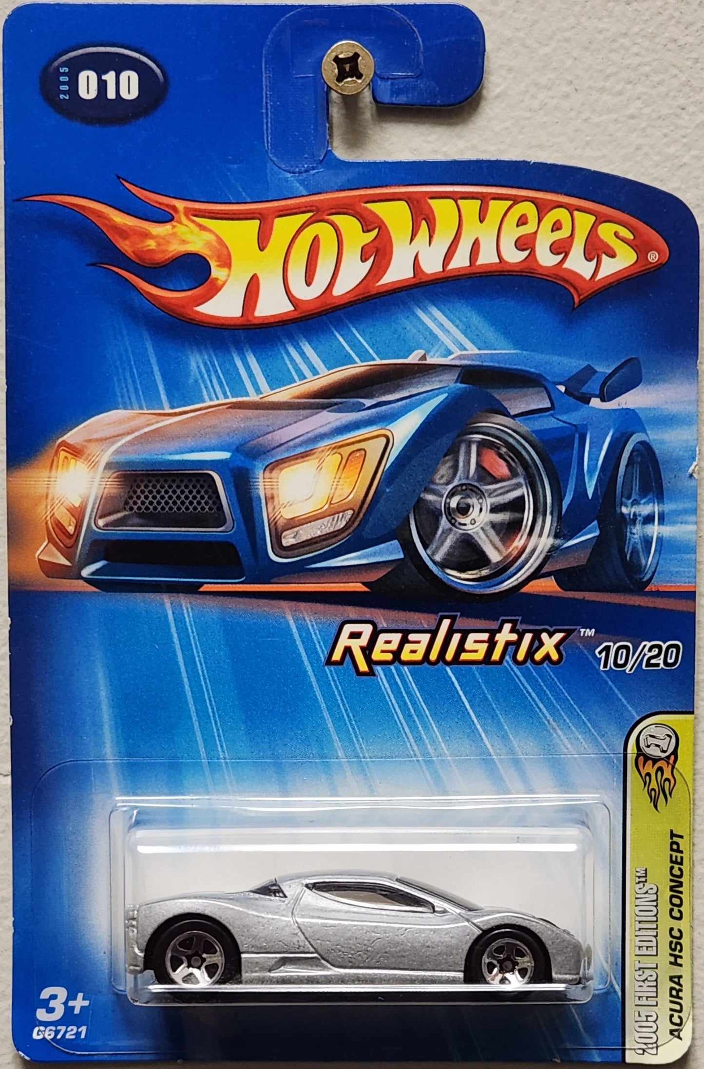 Hot Wheels Realistix 2005 First Editions Acura HSC Concept (1:64)