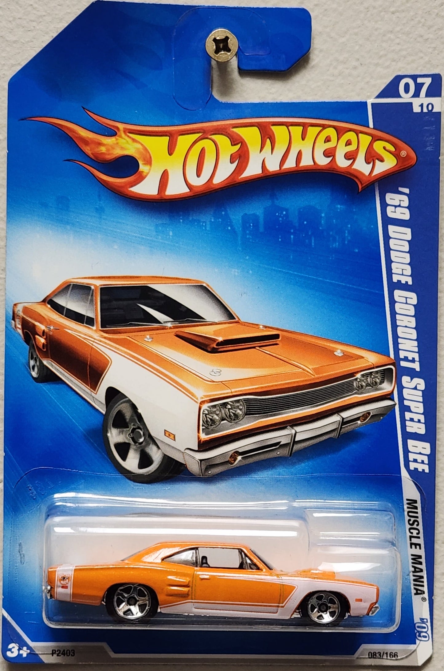 Hot Wheels Muscle Mania '09 1969 Dodge Coronet Super Bee (1:64)