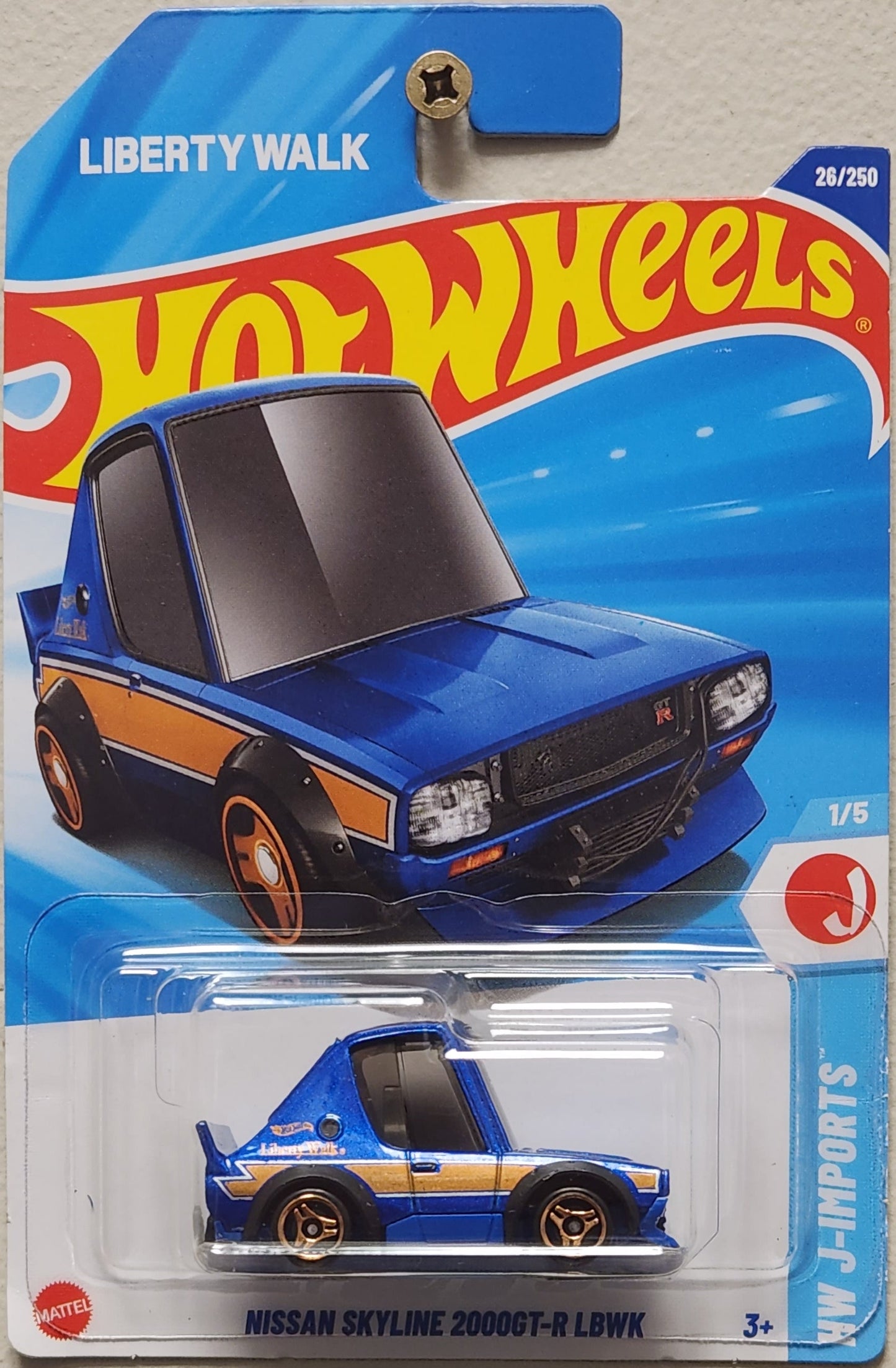 Hot Wheels HW J-Imports Nissan Skyline 2000GT-R LBWK (1:64)