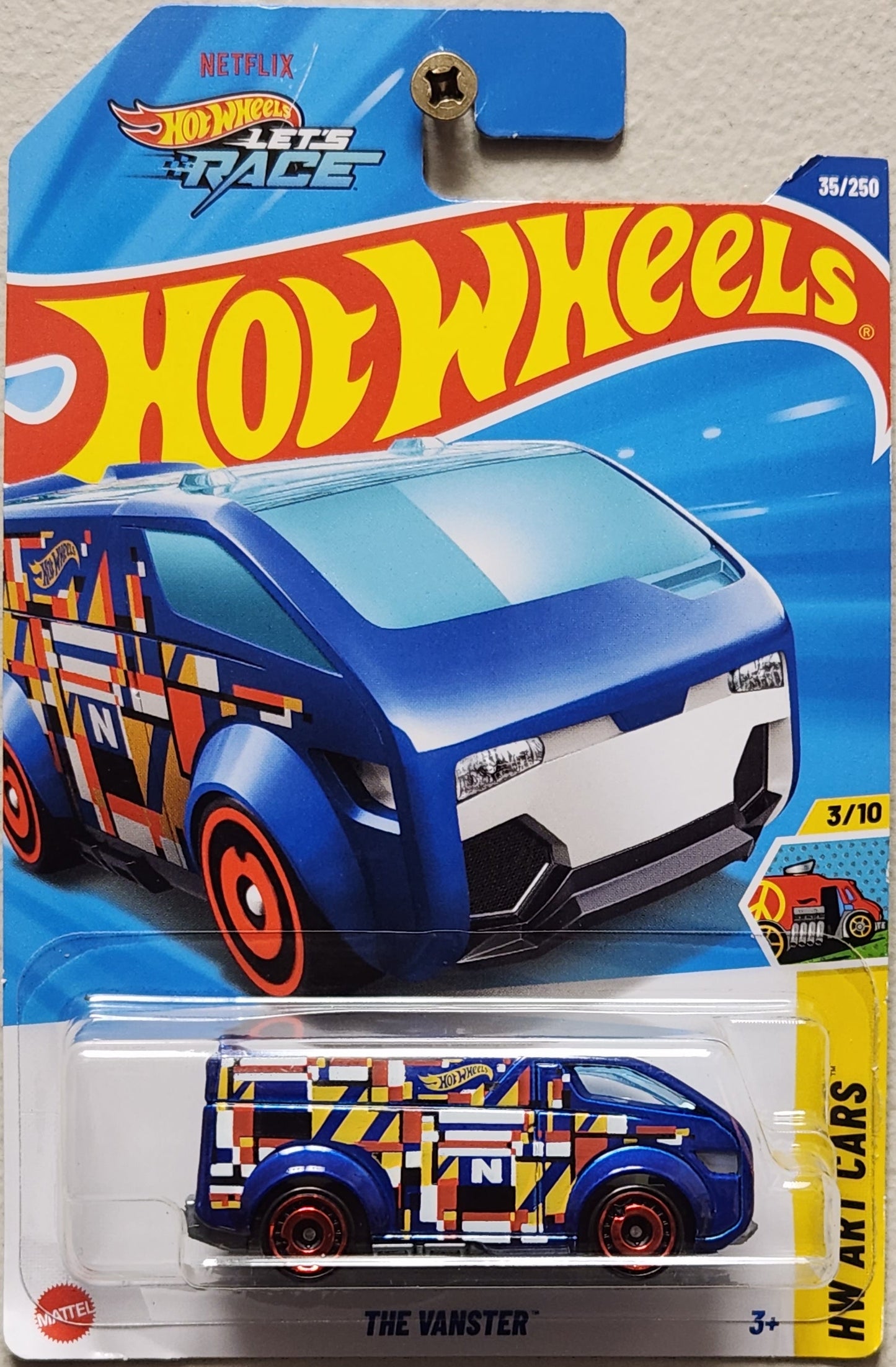 Hot Wheels Netflix Let's Race HW Art Cars The Vanster (1:64)