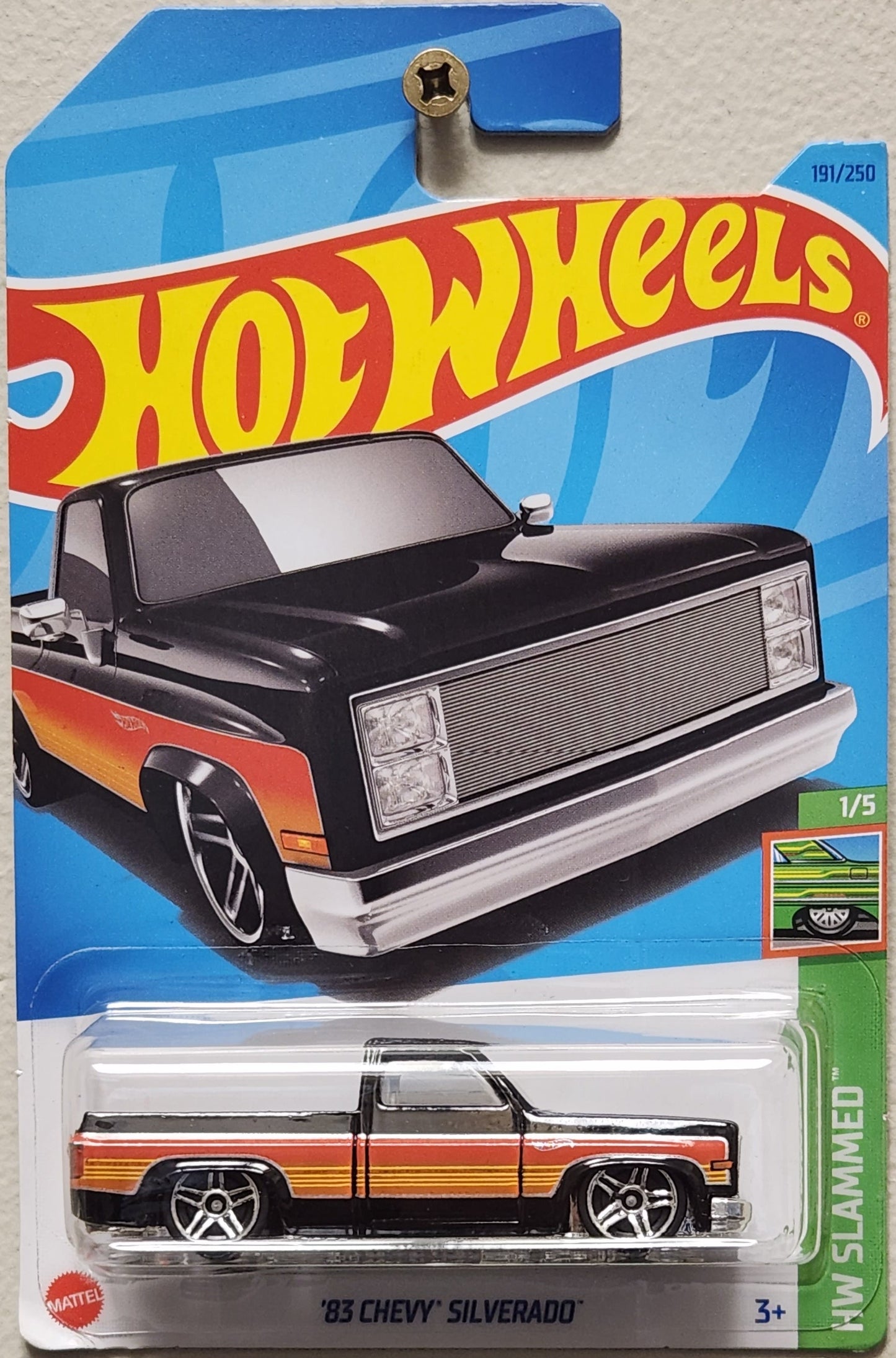 Hot Wheels HW Slammed 1983 Chevy Silverado (1:64)