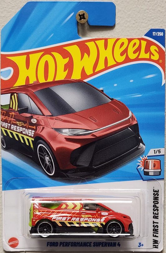 Hot Wheels HW First Response Ford Performance Supervan 4 (Rare Treasure Hunt Version) (1:64)