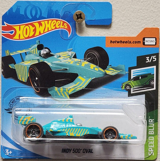 Hot Wheels Speed Blue Indy 500 Oval (1:64)